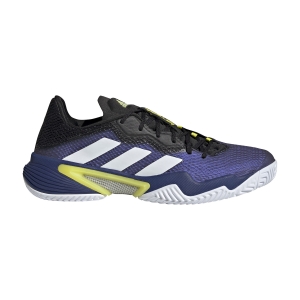 Men`s Tennis Shoes adidas Barricade  Black/Blue Met/Acid Yellow/Victory Blue GZ8482