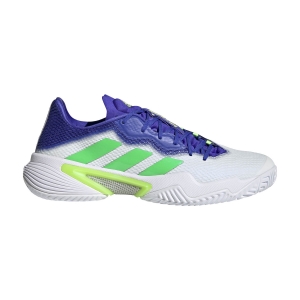 Men`s Tennis Shoes adidas Barricade  Ftwr White/Screaming Green/Sonic Ink FZ1827