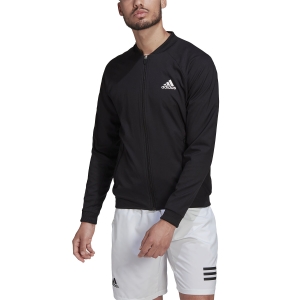 Men's Tennis Jackets adidas Court Logo Jacket  Black/White H67151