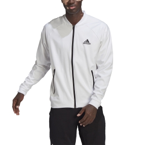 Giacche da Tennis Uomo adidas Court Logo Giacca  White/Black HE0410