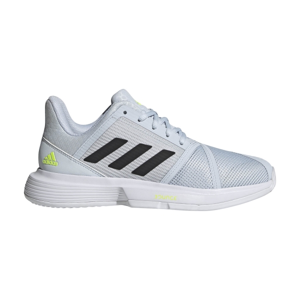 Adidas men's courtjam bounce tennis clearance shoes white and core black
