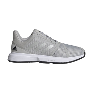 Men`s Tennis Shoes Adidas CourtJam Bounce  Grey Two/Silver Metallic/Core Black H68894