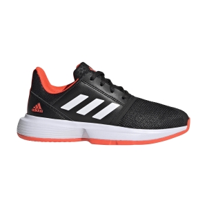 Junior Tennis Shoes Adidas CourtJam Boy  Core Black/Ftwr White/Solar Red H67972