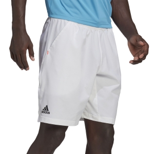 Men's Tennis Shorts adidas Ergo Logo 7in Shorts  White HB9149