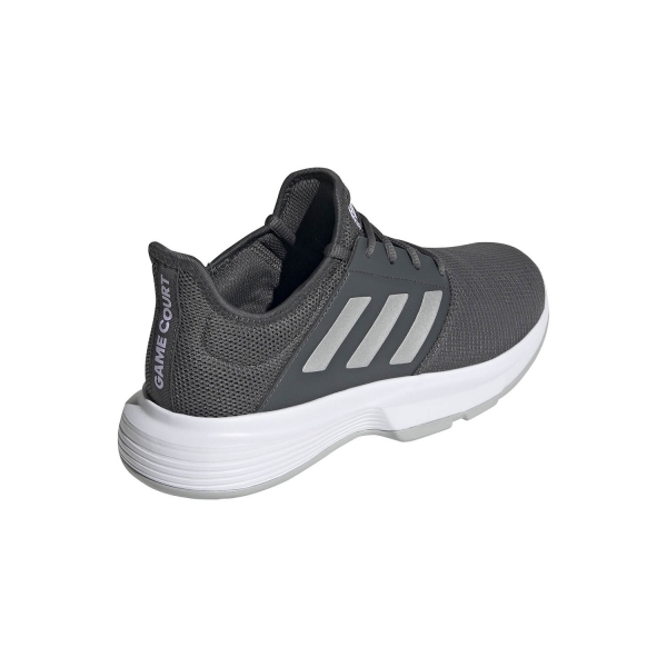 Adidas grey cheap court shoes