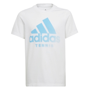 Tennis Polo and Shirts adidas Graphic TShirt Boy  White HA0959