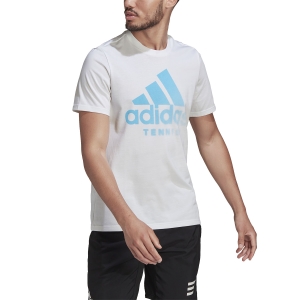Men's Tennis Shirts adidas Logo TShirt  White HA0969