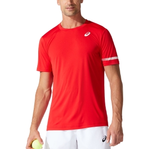 Camisetas de Tenis Hombre Asics Court Camiseta  Classic Red 2041A136601