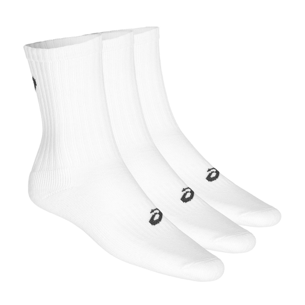 Tennis Socks Asics Crew Motion Dry x 3 Socks  White 1552040001