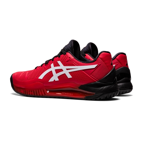 red asics shoes