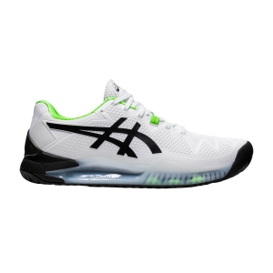 Men`s Tennis Shoes Asics Gel Resolution 8  White/Green Gecko 1041A079105