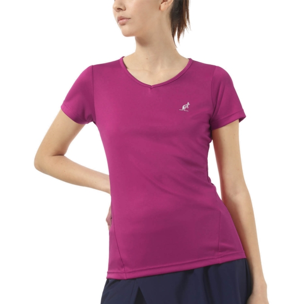 Camisetas y Polos de Tenis Mujer Australian Ace Open Camiseta  Magenta TEDTS0008414