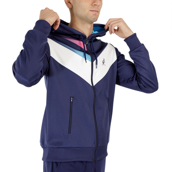 Men's Tennis Jackets Australian Lines Jacket  Blu Cosmo TEUGC0004842