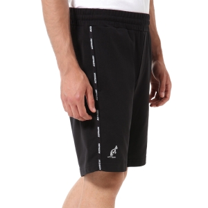 Pantalones Cortos Tenis Hombre Australian Elastic Fleece 9in Shorts  Nero LSUSH0012003