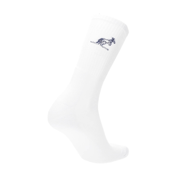 Australian Performance Socks - White/Navy Blue