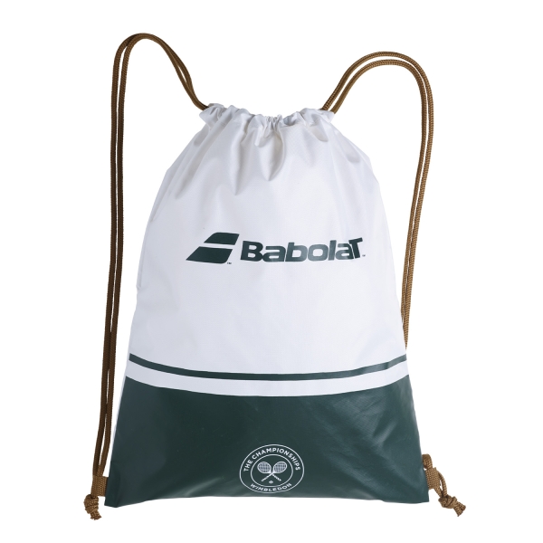 Tennis Bag Babolat Gym Wimbledon Sackpack  White/Green 742032100