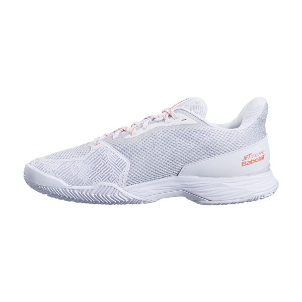 Babolat Jet Tere Clay - White/Living Coral