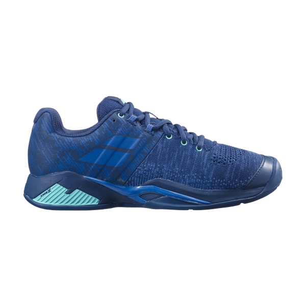 Men`s Tennis Shoes Babolat Propulse Blast Clay  Dark Blue/Viridian Green 30S224464090