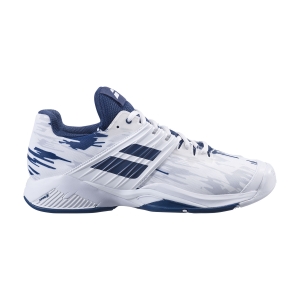 Men`s Tennis Shoes Babolat Propulse Fury All Court  White/Estate Blue 30S222081005