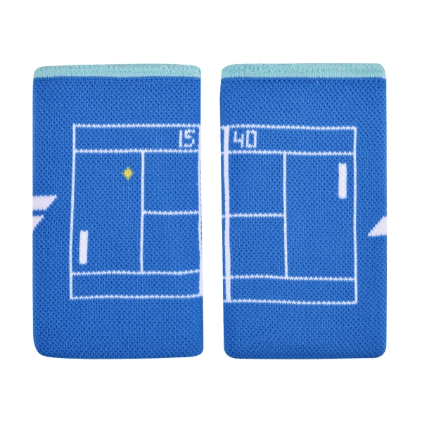 Babolat Reversible Jumbo Big Wristbands - Angel/Directoire Blue