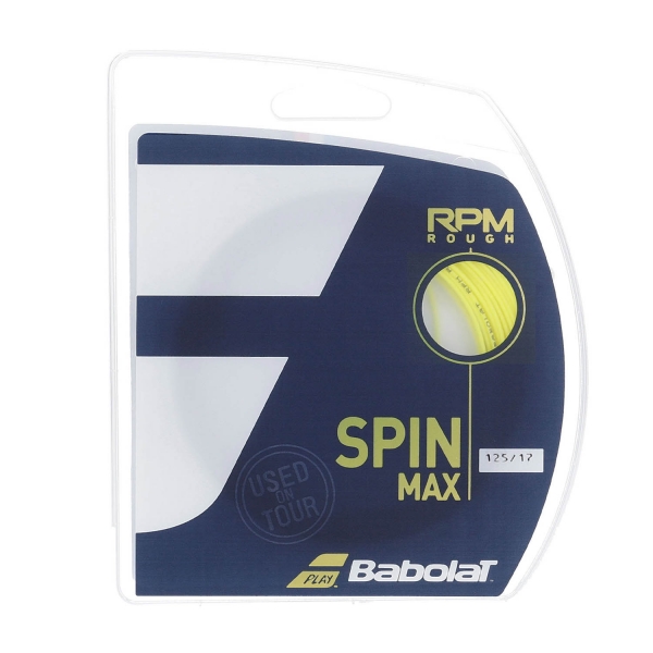 Monofilament String Babolat RPM Rough 1.25 Set 12 m  Yellow 241140113125