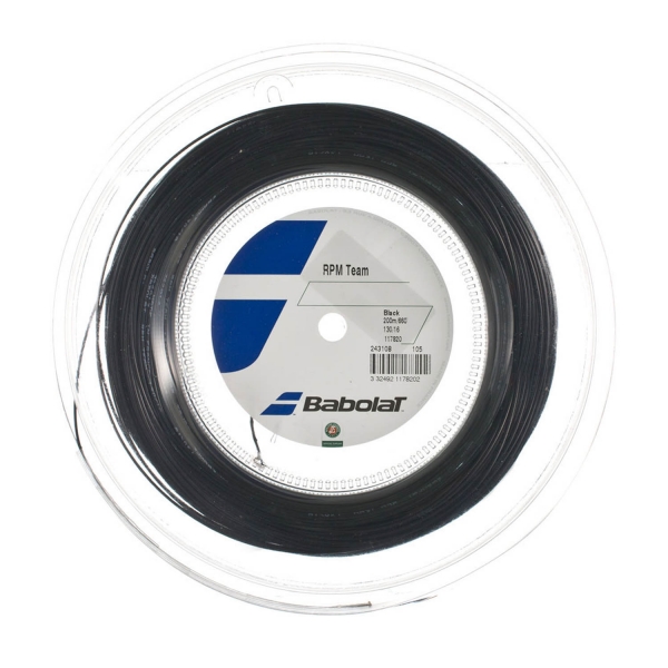 Monofilament String Babolat RPM Team 1.30 200 m Reel  Black 243108105130