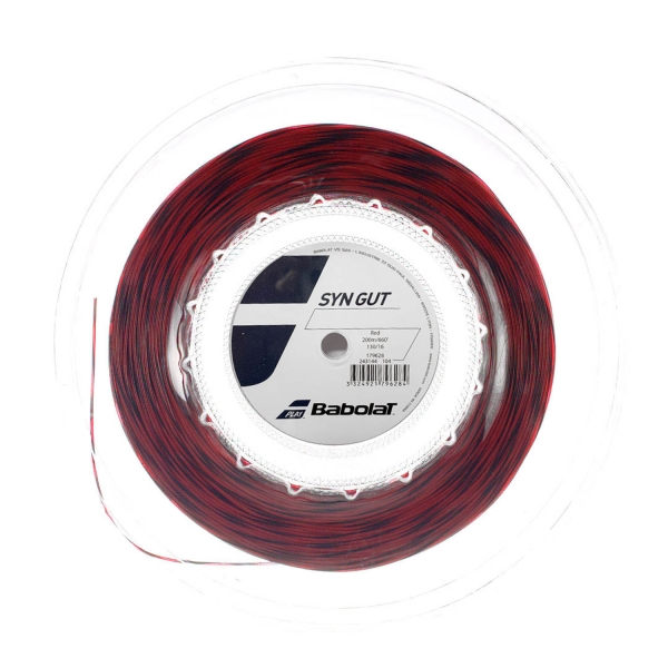 Babolat Syn Gut 1.30 200 m Tennis String Reel - Red