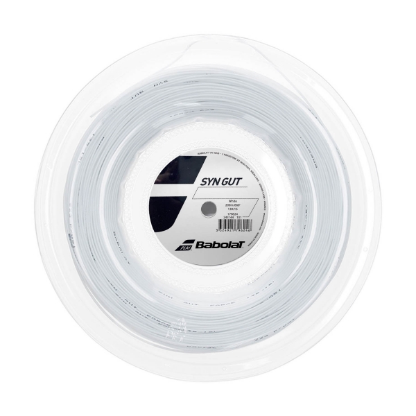 Cordaje Multi-Filamento Babolat Syn Gut 1.30 Bobina 200 m  White 243144101130