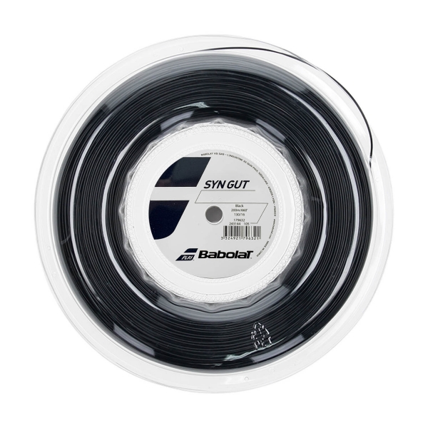 Multifilament String Babolat Syn Gut 1.30 String Reel 200 m  Black 243144105130