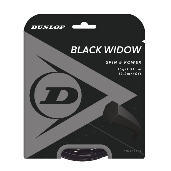 Monofilament String Dunlop Black Widow 1.31 Set 12 m  Black 624849