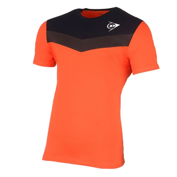 Tennis Polo and Shirts Boy Dunlop Crew Essentials TShirt Boy  Orange/Anthra 72255