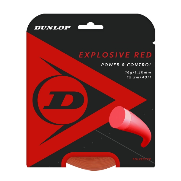 Corda Monofilamento Dunlop Explosive Red 1.30 Set 12 m  Red 624817