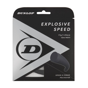 Monofilament String Dunlop Explosive Speed 1.25 12 m Set  Black 10303304