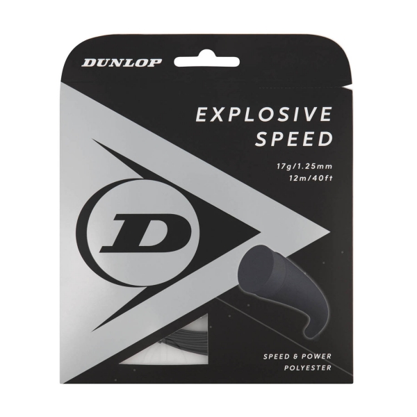 Corda Monofilamento Dunlop Explosive Speed 1.25 Set 12 m  Black 10303304