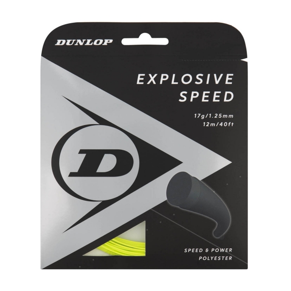 Corda Monofilamento Dunlop Explosive Speed 1.25 Set 12 m  Yellow 10303306