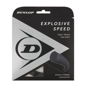 Monofilament String Dunlop Explosive Speed 1.30 12 m Set  Black 10303303