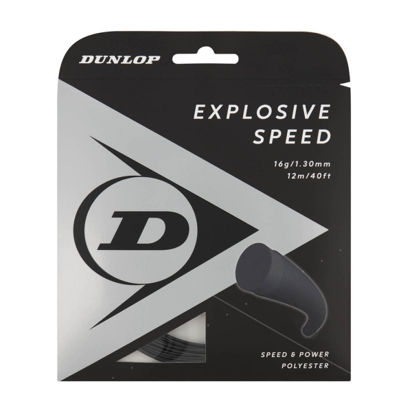Corda Monofilamento Dunlop Explosive Speed 1.30 Set 12 m  Black 10303303