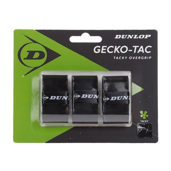 Sobregrip Dunlop GeckoTac Overgrip x 3  Black 613263
