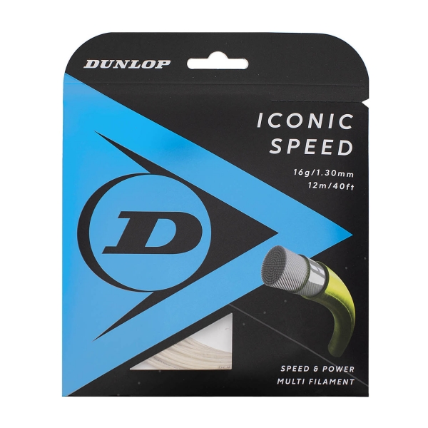 Multifilament String Dunlop Iconic Speed 1.30 Set 12 m  Natural 10303376