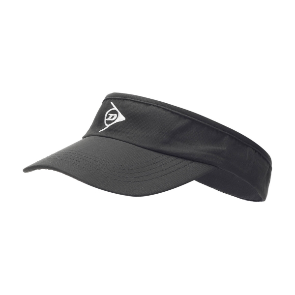 Tennis Hats and Visors Dunlop Logo Visor  Black/White 307378