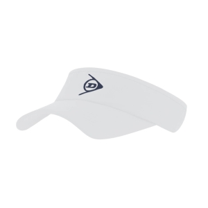 Tennis Hats and Visors Dunlop Logo Visor  White/Navy 307377