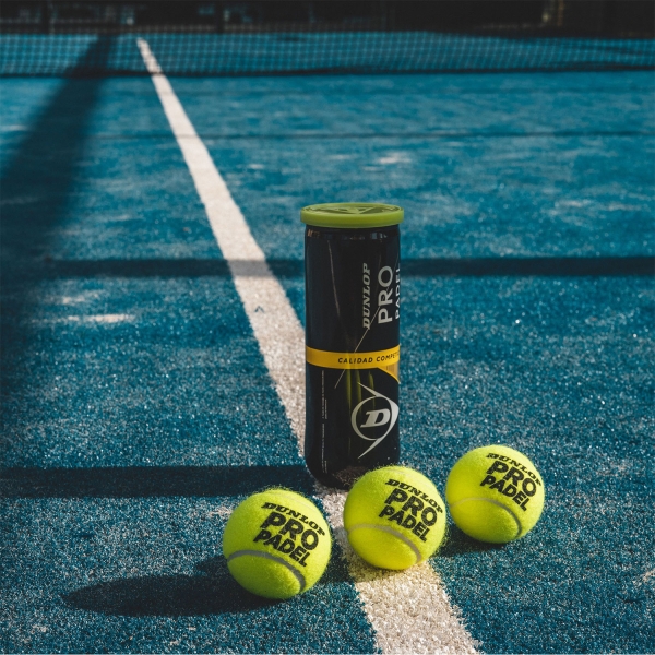 Dunlop Pro Padel - Tubo da 3 Palline