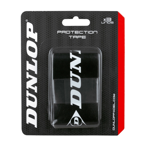 Accessori Padel Dunlop Logo x 3 Protezione  Black/White 623793