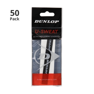 Sobregrip Dunlop USweat Overgrip x 50 Pack  White 1030479050