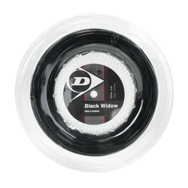 Cordaje Monofilamento Dunlop Black Widow 1.31 Bobina 200 m  Black 624853