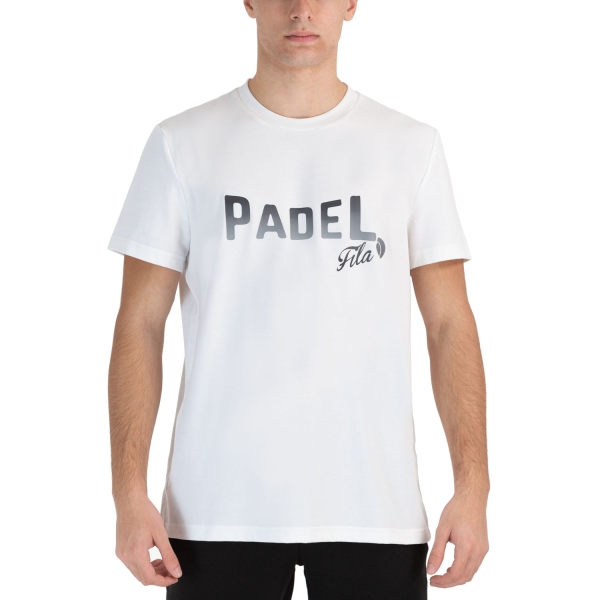 Maglietta Tennis Uomo Fila Fila Arno TShirt  White  White FLU212014001