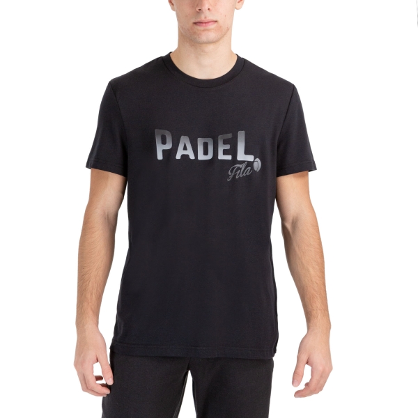 Camisetas de Tenis Hombre Fila Arno Camiseta  Black FLU212014900