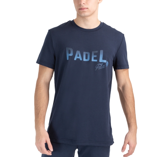 Camisetas de Tenis Hombre Fila Arno Camiseta  Peacoat Blue FLU212014100
