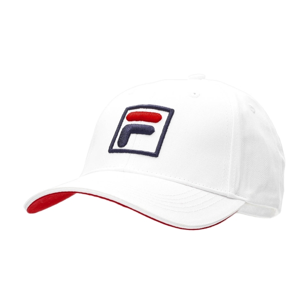 Tennis Hats and Visors Fila Forze Cap  White/Red XS12FBU016008