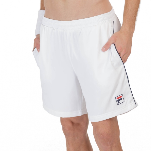 Men's Tennis Shorts Fila Leon 7in Shorts  White FBM211005001